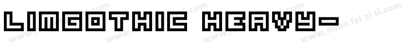 LinGothic heavy字体转换